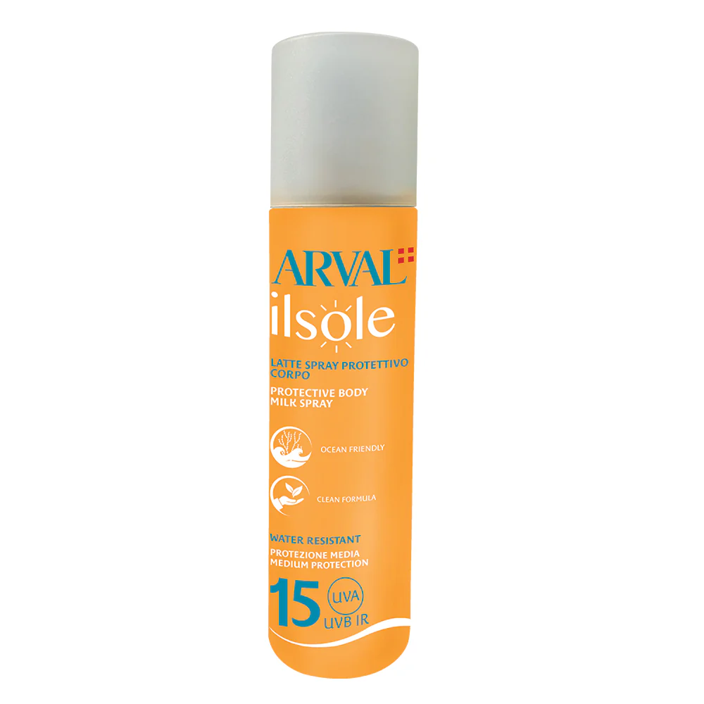 ARVAL – ILSOLE – LATTE SPRAY PROTETTIVO CORPO SPF 15