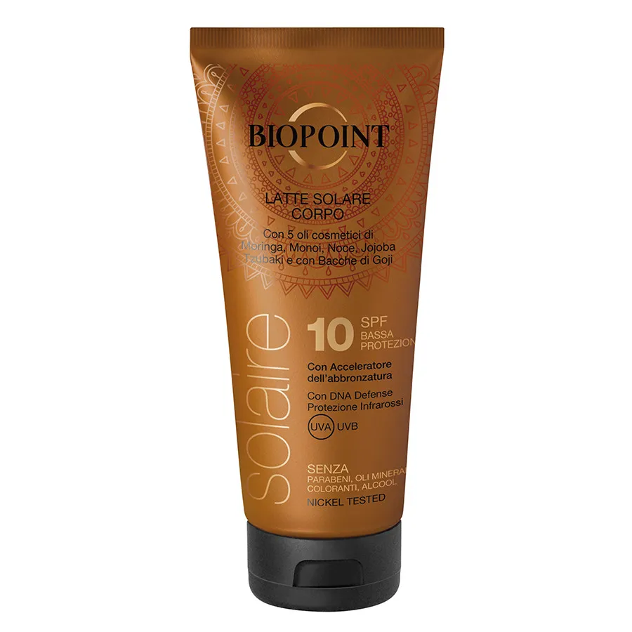 BIOPOINT SOLAIRE – LATTE SOLARE CORPO SUBLIMINANTE SPF 10