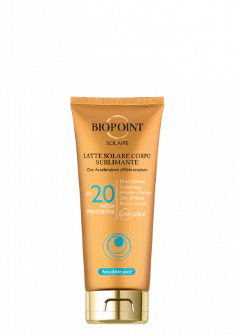 BIOPOINT SOLAIRE - LATTE SOLARE CORPO SUBLIMINANTE SPF 20